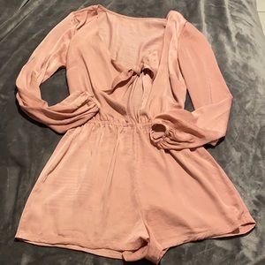 Silk romper